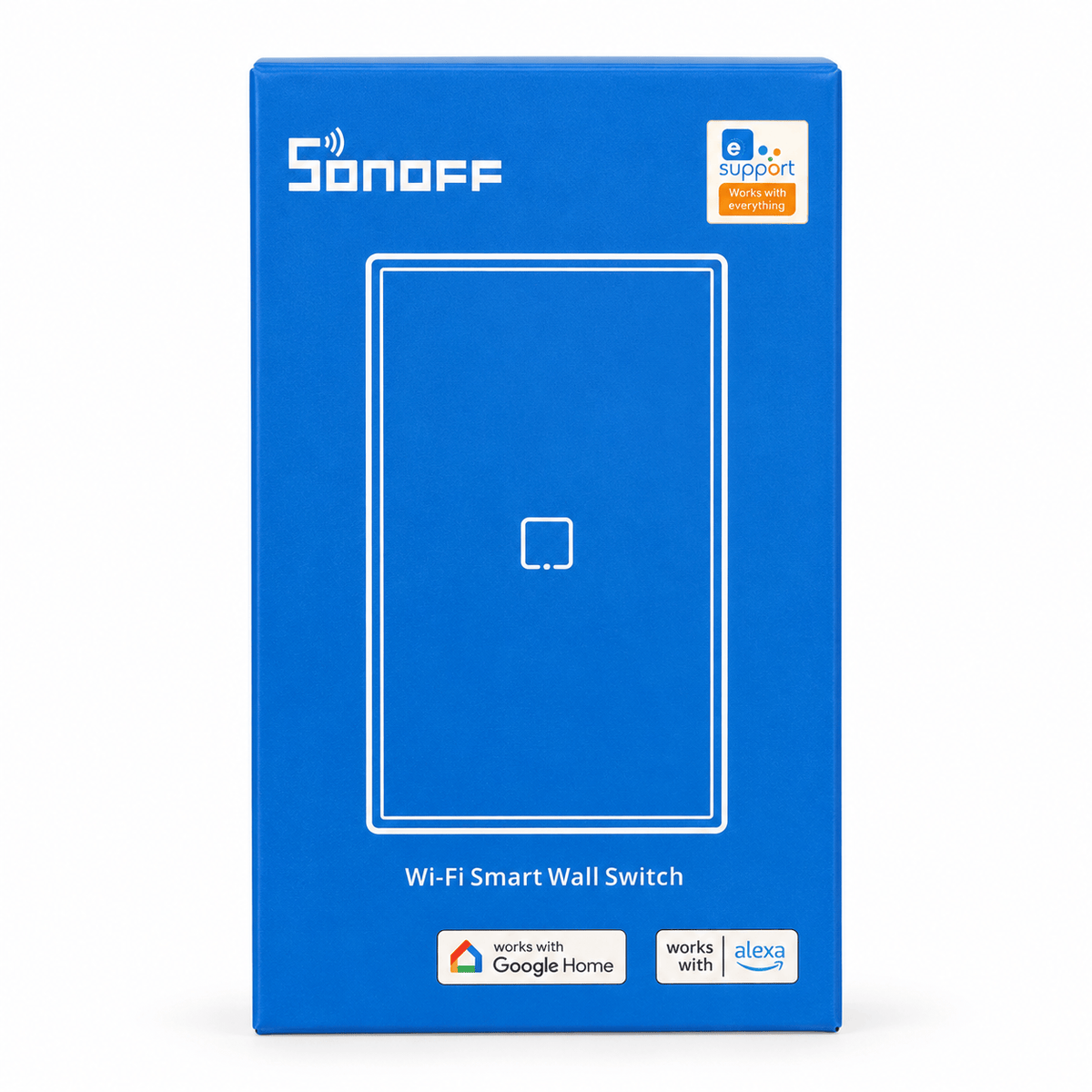 Interruptor Inteligente Wi‑Fi SONOFF T2US1C – 1 tecla, blanco